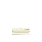 DIOR SMALL DIORAMA ROCKSTUD CROSSBODY BAG LAMBSKIN WHITE GHW