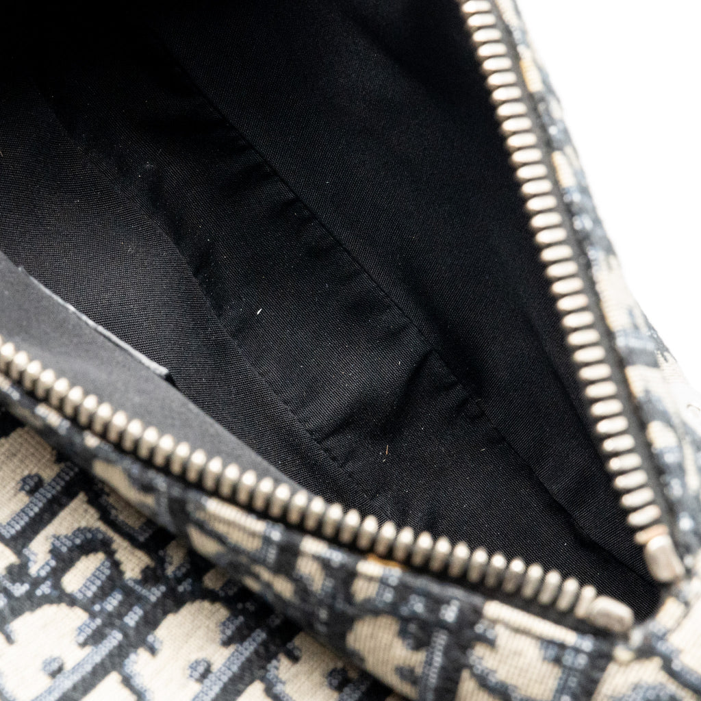 DIOR HOMME SADDLE BAG OBLIQUE JACQUARD MULTICOLOURED HARDWARE