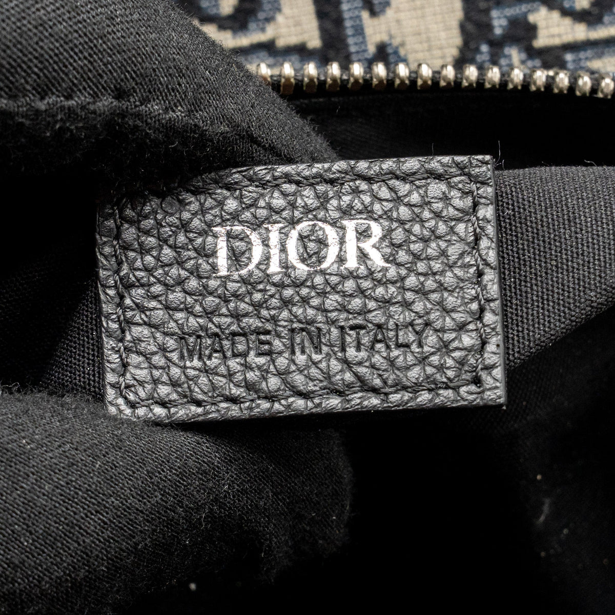 DIOR HOMME SADDLE BAG OBLIQUE JACQUARD MULTICOLOURED HARDWARE