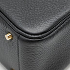 HERMES MINI LINDY II CLEMENCE BLACK GHW