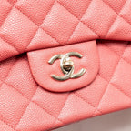 Chanel Jumbo Classic Double Flap Bag Caviar Pink LGHW
