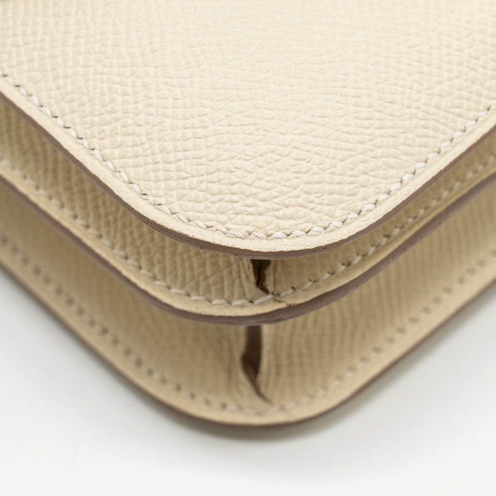 HERMES MINI CONSTANCE EPSOM CRAIE GHW