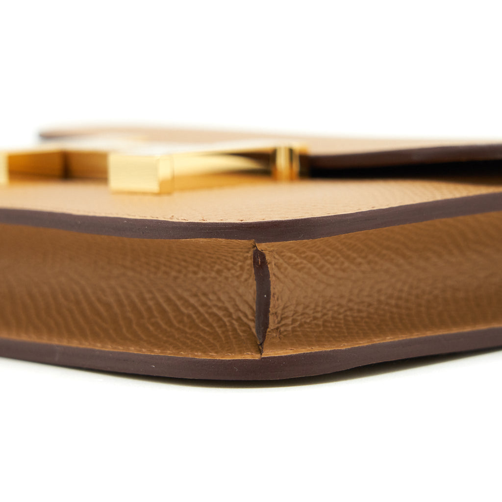 Hermes Constance Slim Epsom Biscuit GHW
