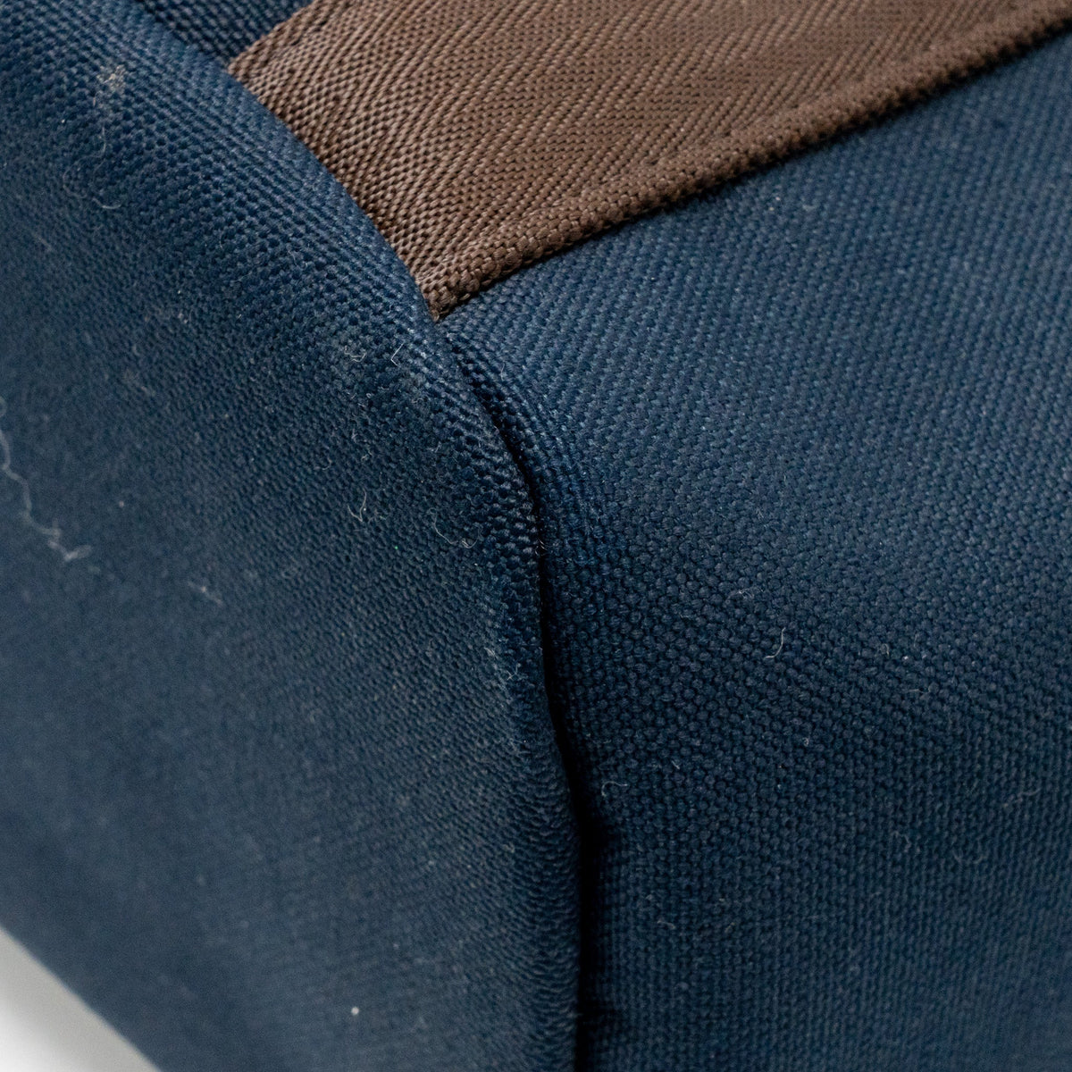 Hermes the grooming bag canvas bleu navy/feu SHW