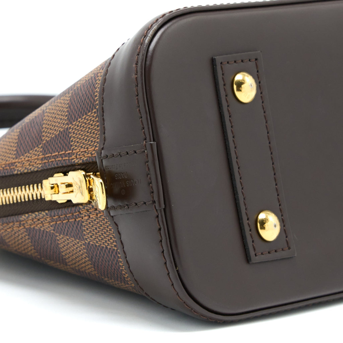 LOUIS VUITTON ALMA BB DAMIER EBENE CANVAS GHW