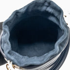 DIOR MICRO DIOR VIBE BUCKET BAG CALFSKIN BLUE/WHITE LGHW