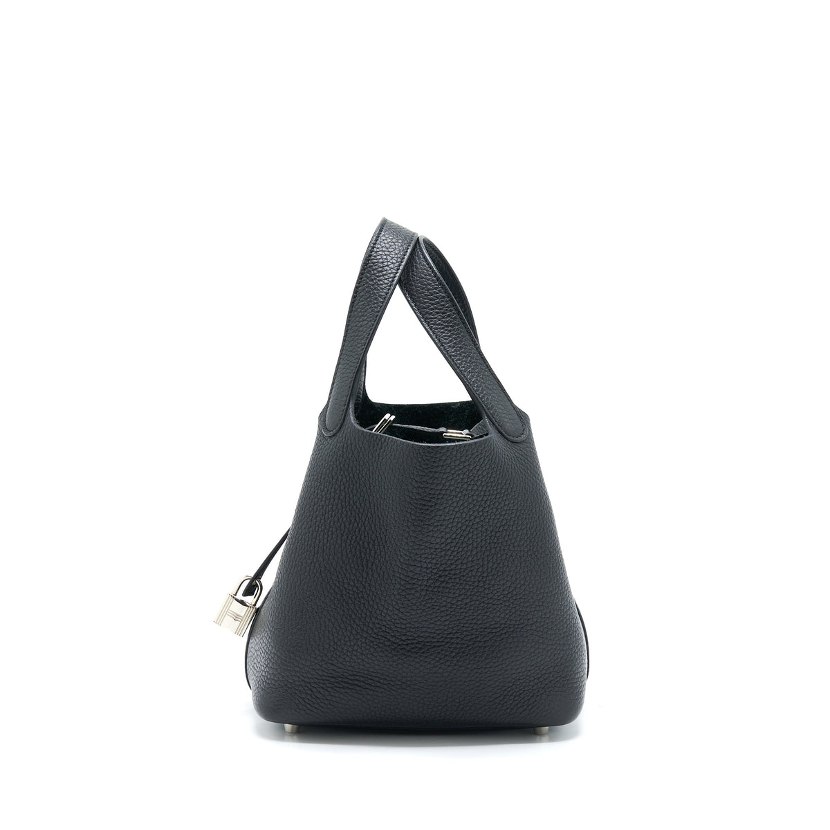 Hermes Picotin 18 Lock Bag Clemence Black SHW
