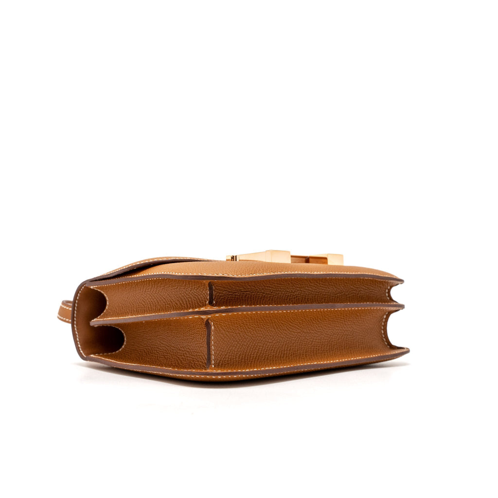 Hermes Constance Mini Epsom Gold RGHW (New Version)