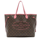 LOUIS VUITTON EDITION IKAT NEVERFULL GM IN MONOGRAM AND PINK