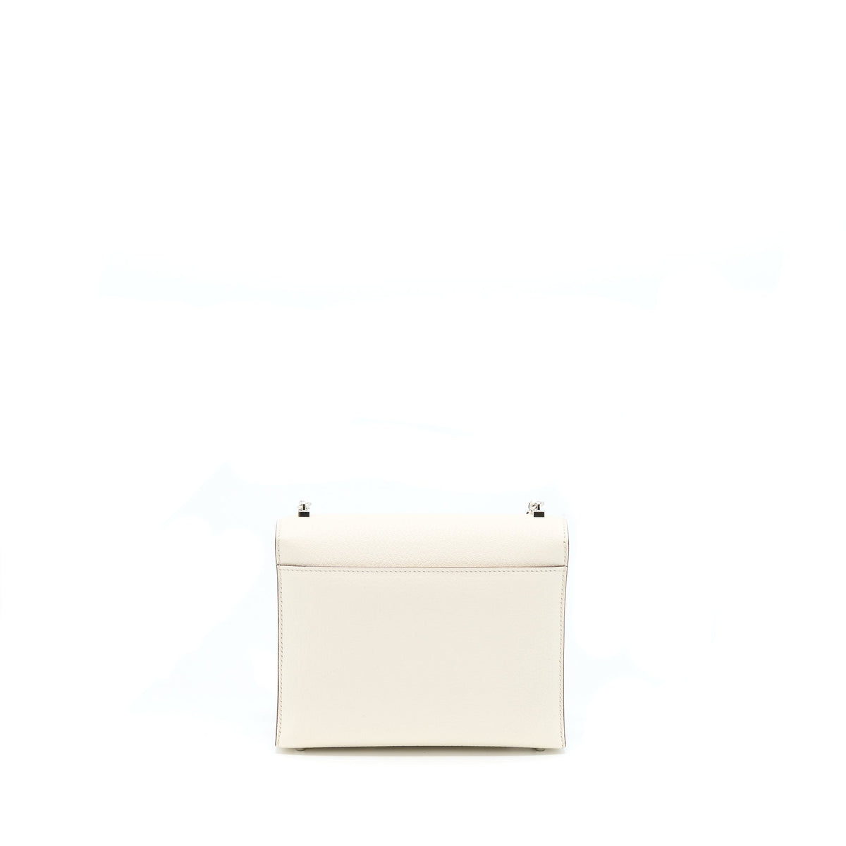 HERMES MINI VERROU BAG CHEVRE MYSORE NATA WITH HAVANE/TCHAI/ETOUPE HARDWARE