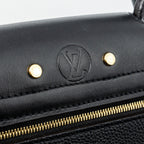 LOUIS VUITTON FLAP SHOULDER BAG CALFSKIN BLACK GHW