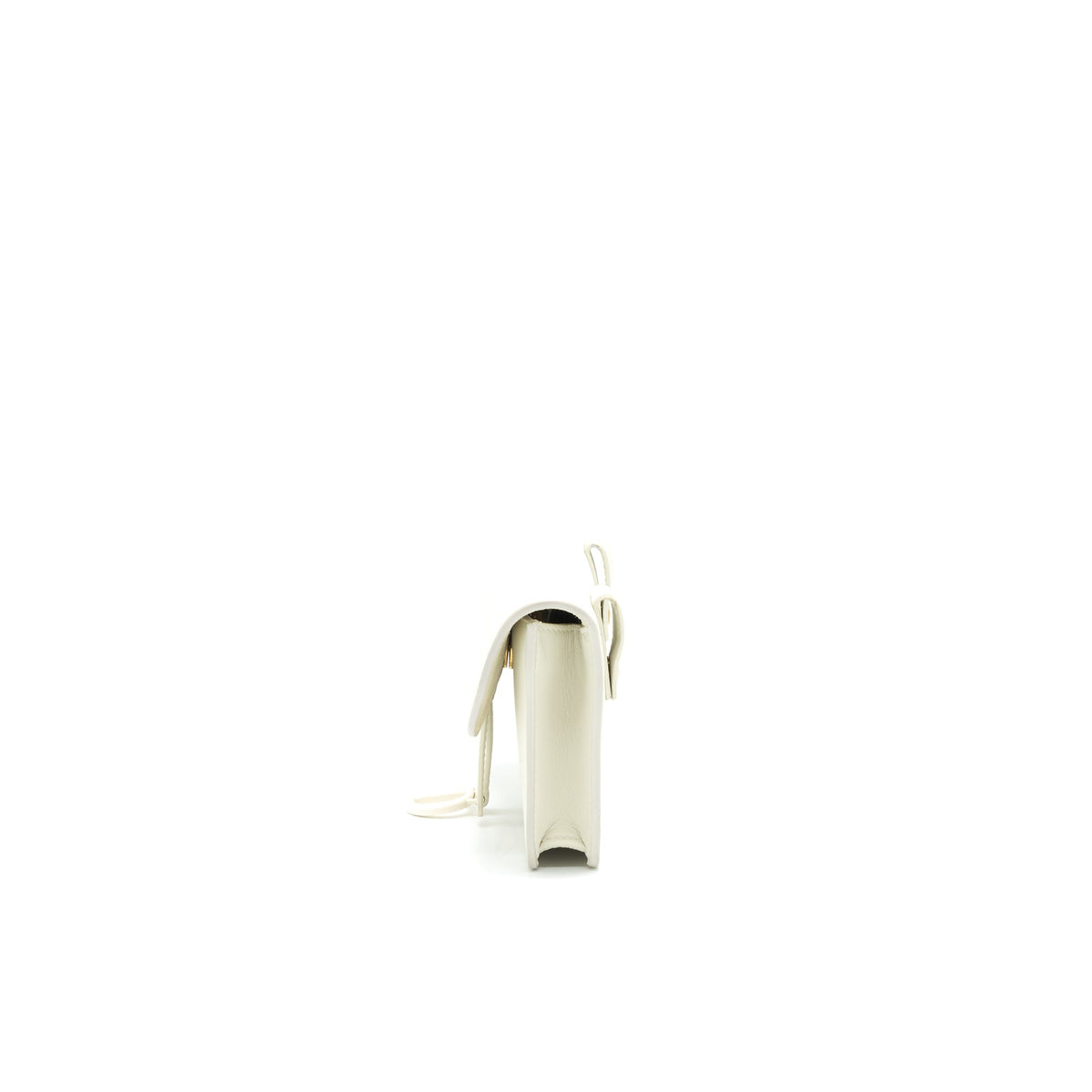 DIOR SADDLE BELT POUCH WHITE