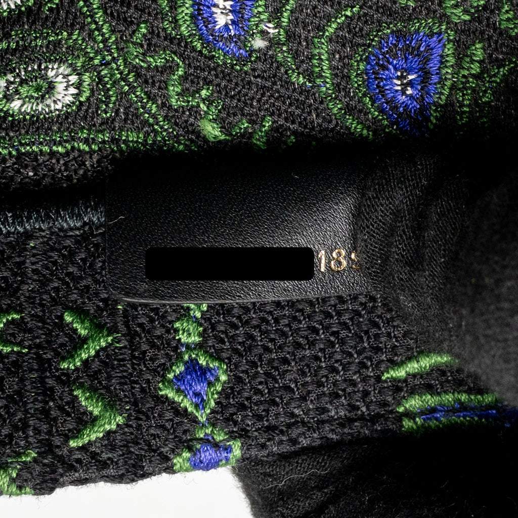 Dior Large Book Tote Elephant Embroidery Green