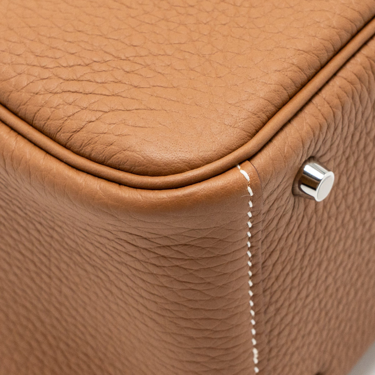 Hermes mini lindy II clemence gold SHW