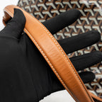 GOYARD BOHEME HOBO BAG GOYARDINE CANVAS/CALFSKIN BLACK/BROWN SHW