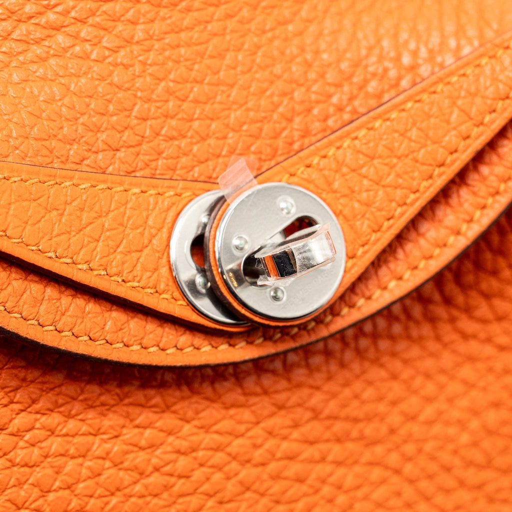 Hermes Mini Lindy Clemence 9J Feu SHW
