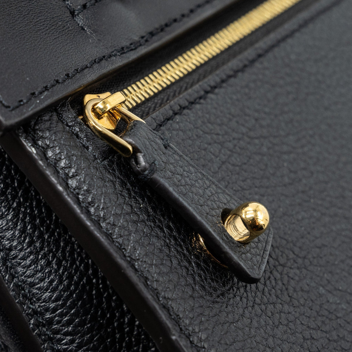 LOUIS VUITTON FLAP SHOULDER BAG CALFSKIN BLACK GHW