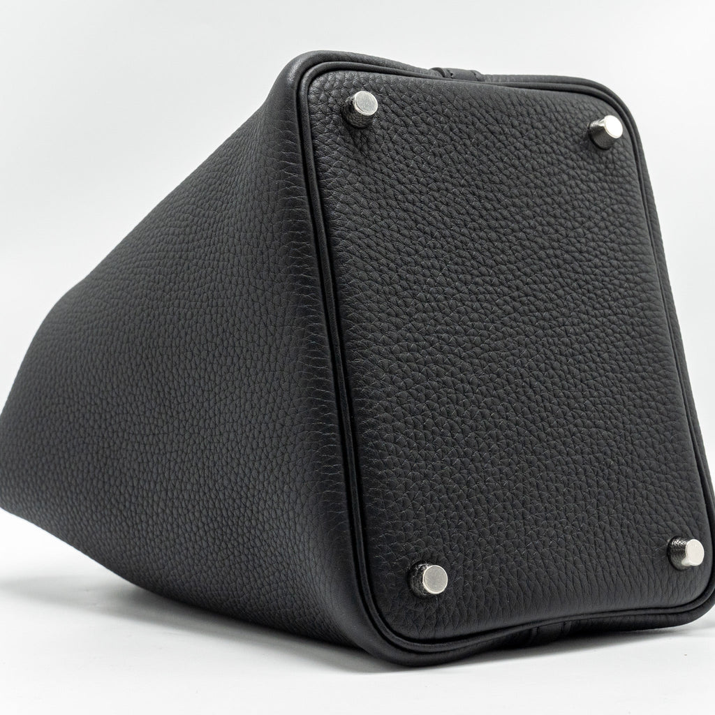 Hermes Picotin 18 Lock Bag Clemence Black SHW