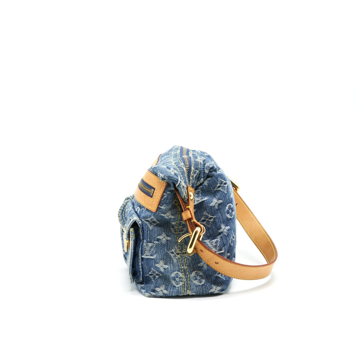 LOUIS VUITTON BAGGY PM DENIM MONOGRAM SHOULDER BAG