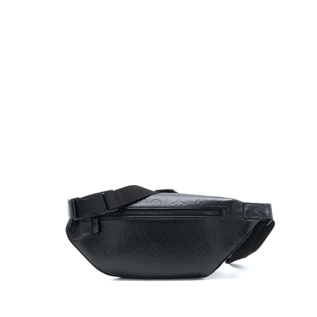 LOUIS VUITTON DISCOVERY BUMBAG PM MONOGRAM SHADOW CALFSKIN BLACK/BLACK HARDWARE