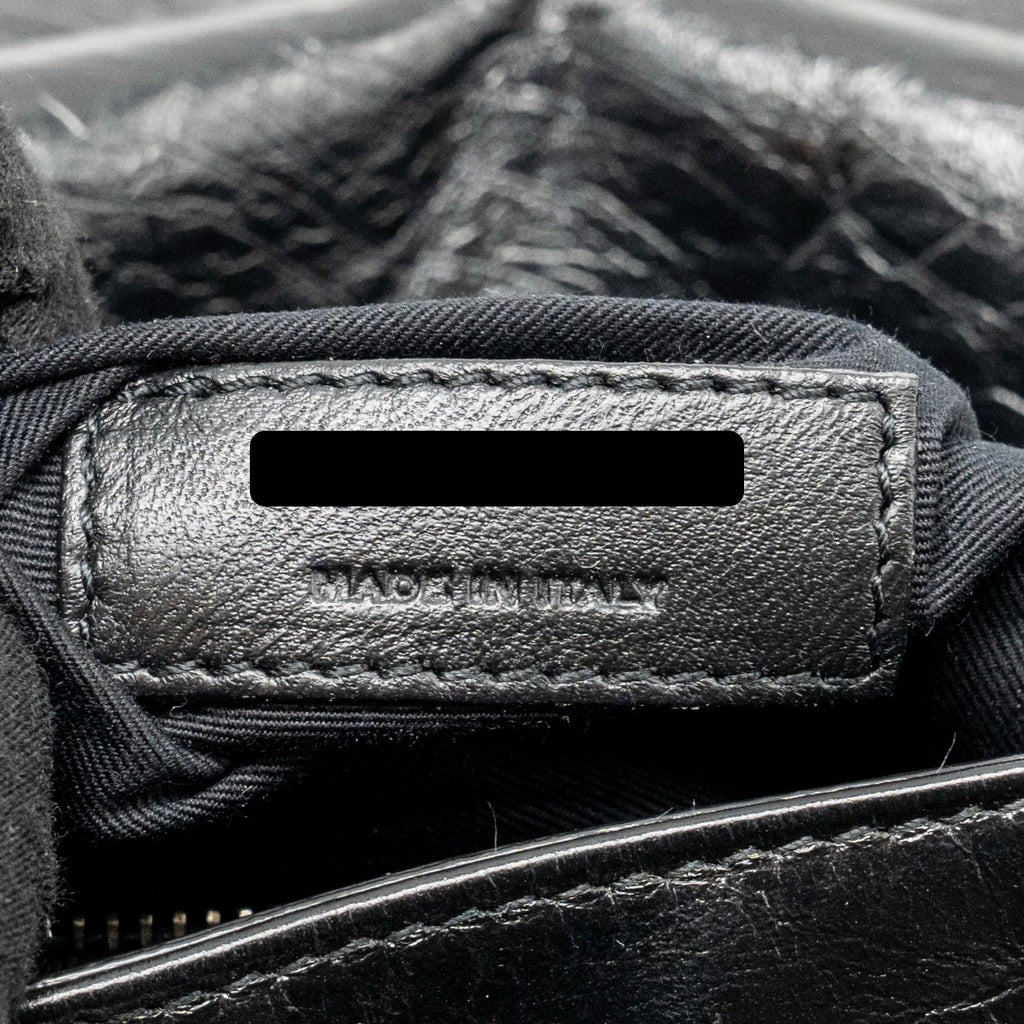 Saint Laurent/YSL Medium Niki Aged Calfskin Black SHW