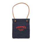 Hermes Aline Grooming Canvas Bag Navy SHW