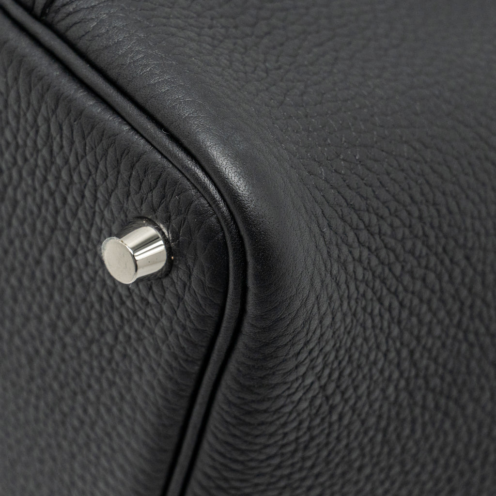 Hermes Picotin 18 Lock Bag Clemence Black SHW