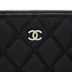 CHANEL CAVIAR POUCH BLACK SHW