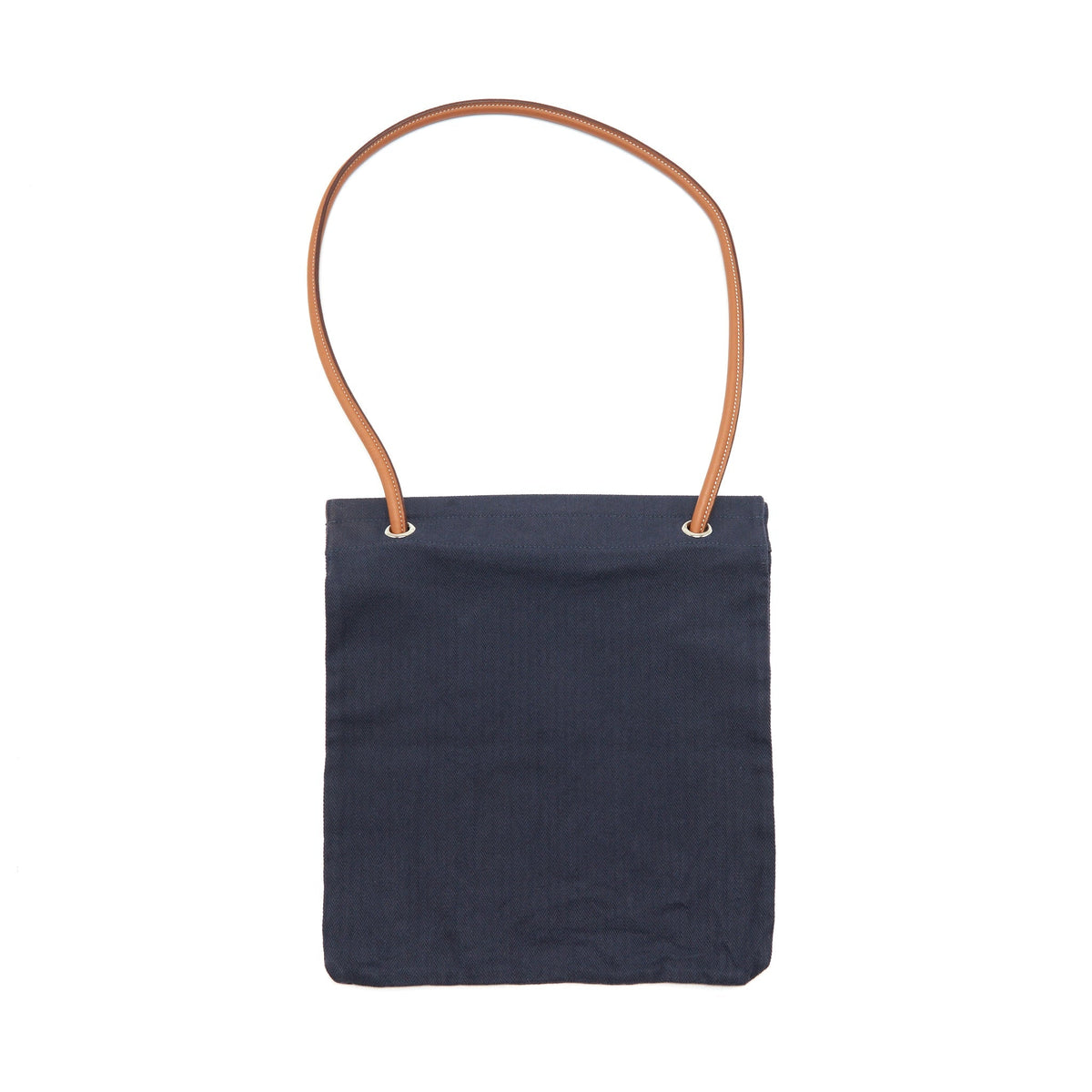 Hermes Aline Grooming Canvas Bag Navy SHW