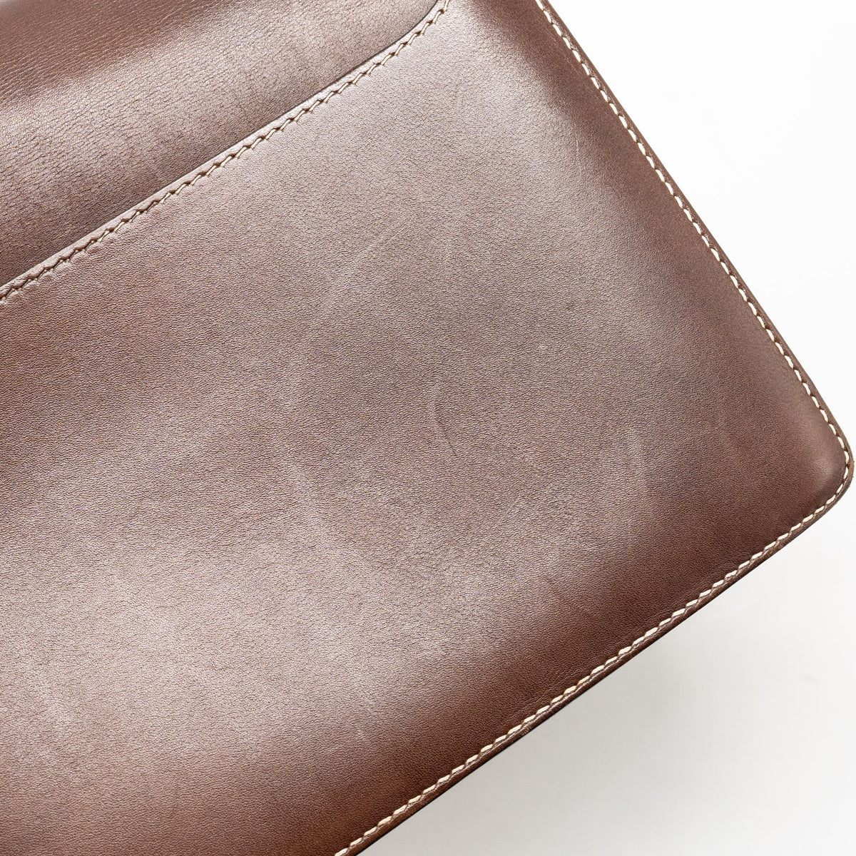 Hermes Roulis 23 Tadelakt Leather Dark Brown LGHW