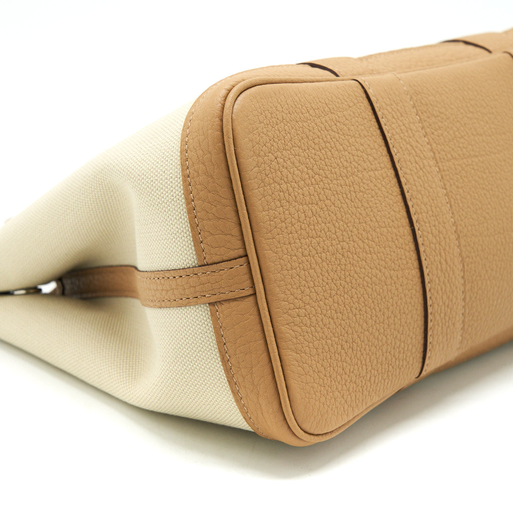 Hermes Garden Party 30 Biscuit Canvas SHW