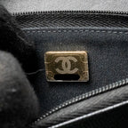 CHANEL 23B WALLET ON CHAIN WITH ADJUSTABLE CHAIN CAVIAR BLACK GHW (MICROCHIP)