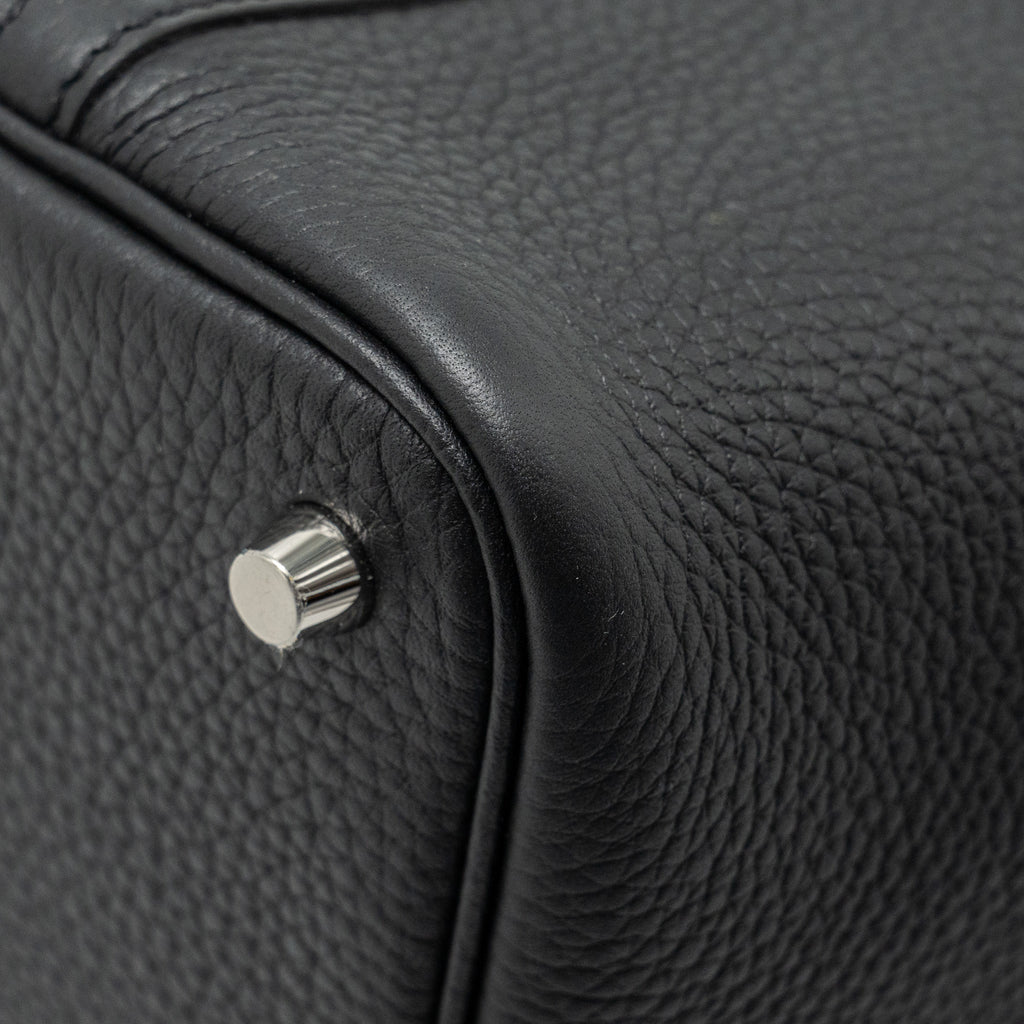 Hermes Picotin 18 Lock Bag Clemence Black SHW