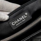 CHANEL GRAND SHOPPING TOTE / GST CAVIAR BLACK SHW