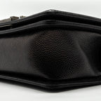 CHANEL SMALL BOY BAG CAVIAR BLACK RUTHENIUM HARDWARE