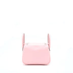 Hermes Mini Lindy Swift 3Q Sakura Pink SHW