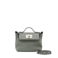 HERMES MINI 24/24 2424 - 21 EVERCOLOR / SWIFT GRIS MEYER SHW