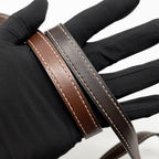 Hermes Roulis 23 Tadelakt Leather Dark Brown LGHW