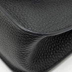 Hermes Halzan 25 Clemence Black GHW