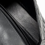 CHANEL JUMBO CLASSIC SINGLE FLAP BAG CAVIAR BLACK SHW