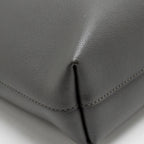 Saint Laurent shopping tote bag calfskin grey GHW
