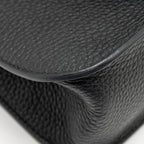 Hermes Halzan 25 Clemence Black GHW