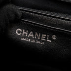 CHANEL JUMBO CLASSIC SINGLE FLAP BAG CAVIAR BLACK SHW