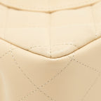 CHANEL JUMBO CLASSIC DOUBLE FLAP BAG LAMBSKIN BEIGE LGHW