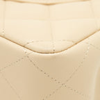 CHANEL JUMBO CLASSIC DOUBLE FLAP BAG LAMBSKIN BEIGE LGHW