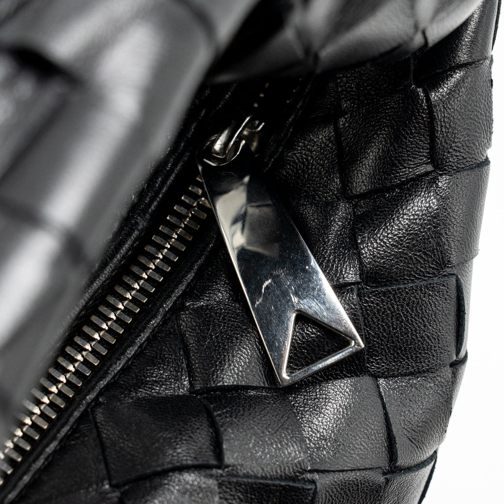 Bottega veneta mini Jodie intrecciato leather black SHW