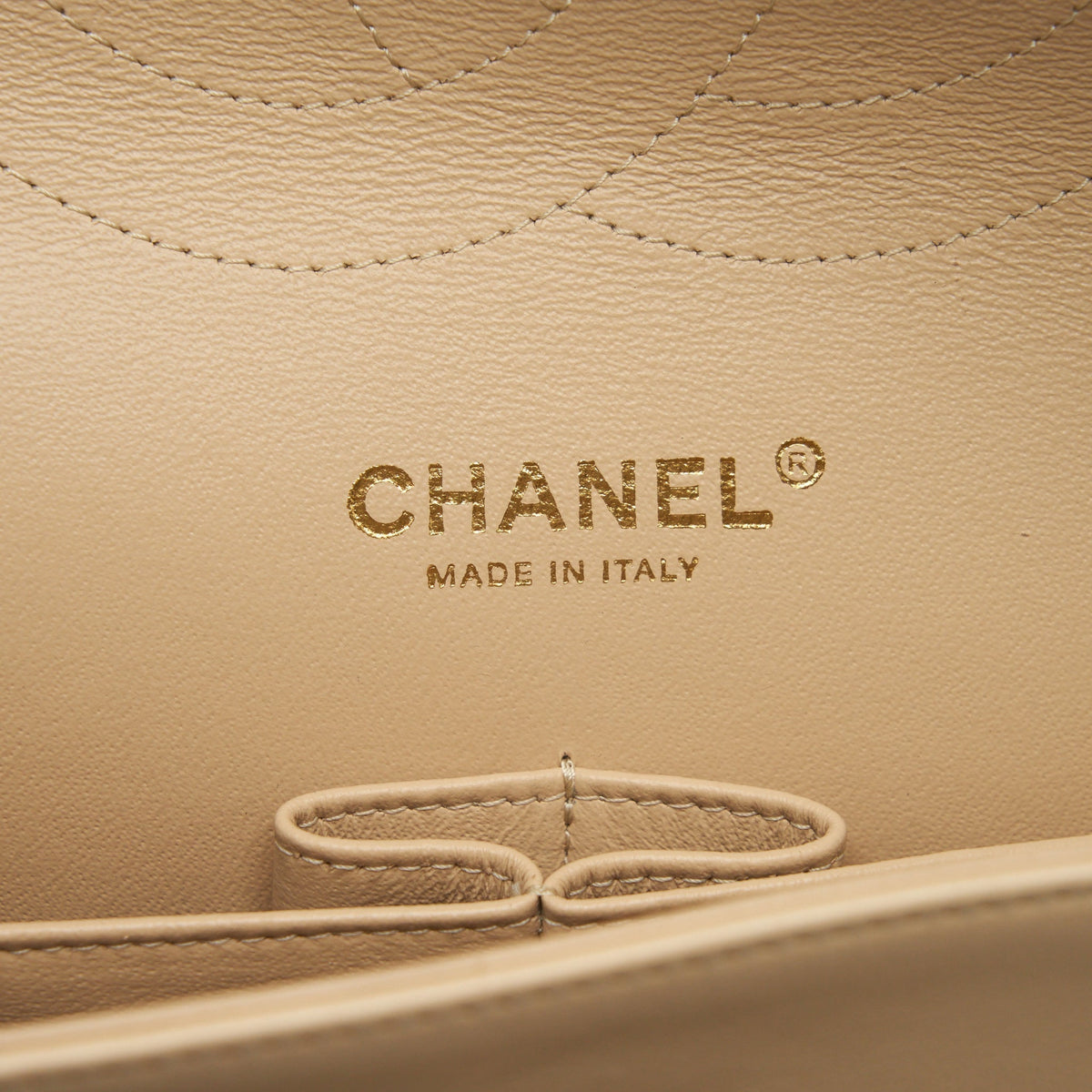 CHANEL JUMBO CLASSIC DOUBLE FLAP BAG LAMBSKIN BEIGE LGHW