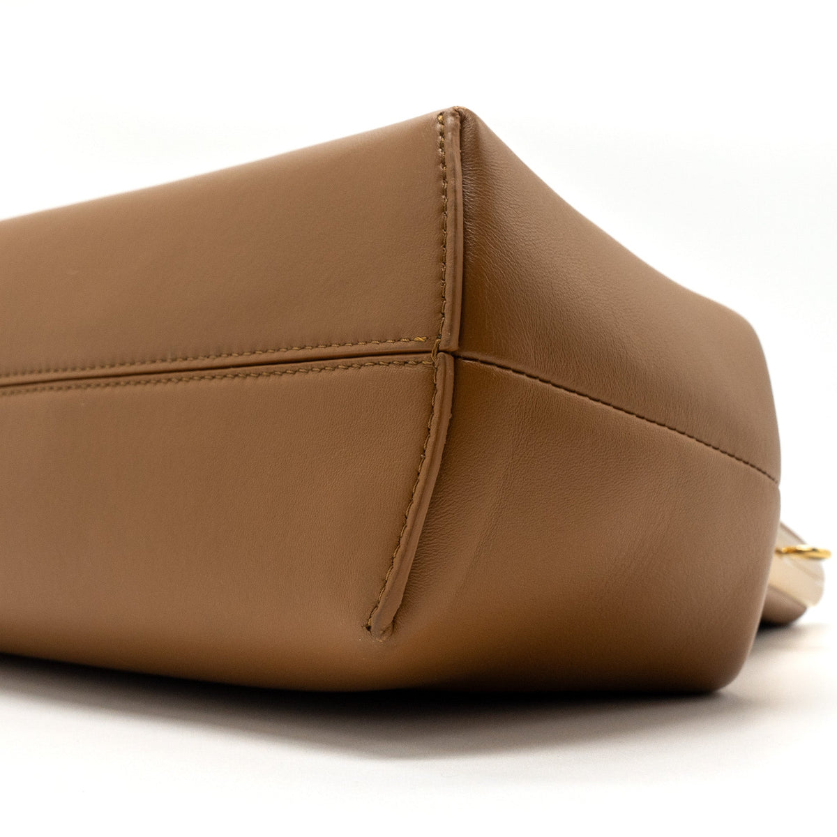 FENDI FIRST MEDIUM NAPPA LAMBSKIN CARAMEL GHW