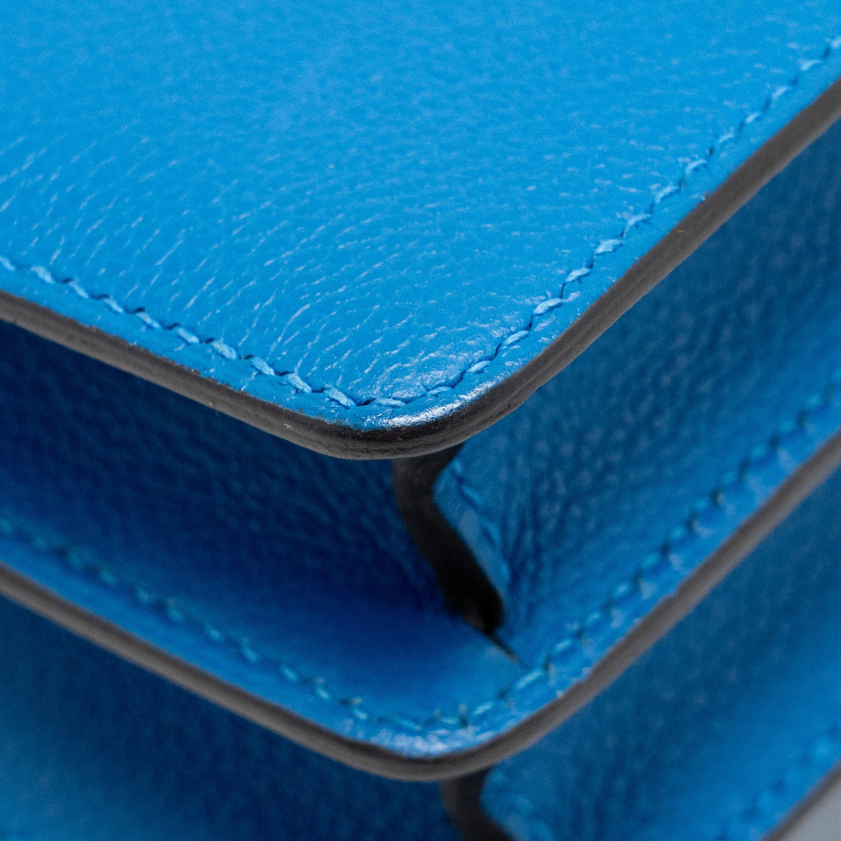 Hermes Mini Roulis Evercolor B3 Bleu Zanzibar GHW
