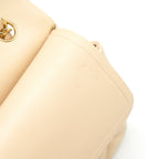 CHANEL JUMBO CLASSIC DOUBLE FLAP BAG LAMBSKIN BEIGE LGHW